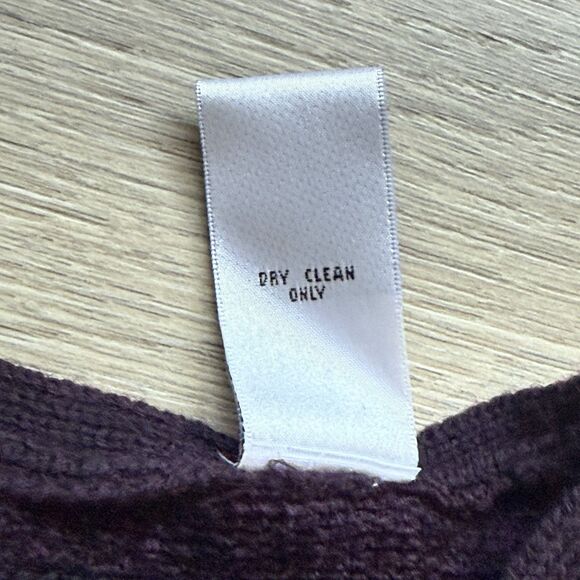 Vintage Valerie Stevens Sweater Medium Purple 90s Y2K Stripe Wool Blend Textured - Picture 10 of 10